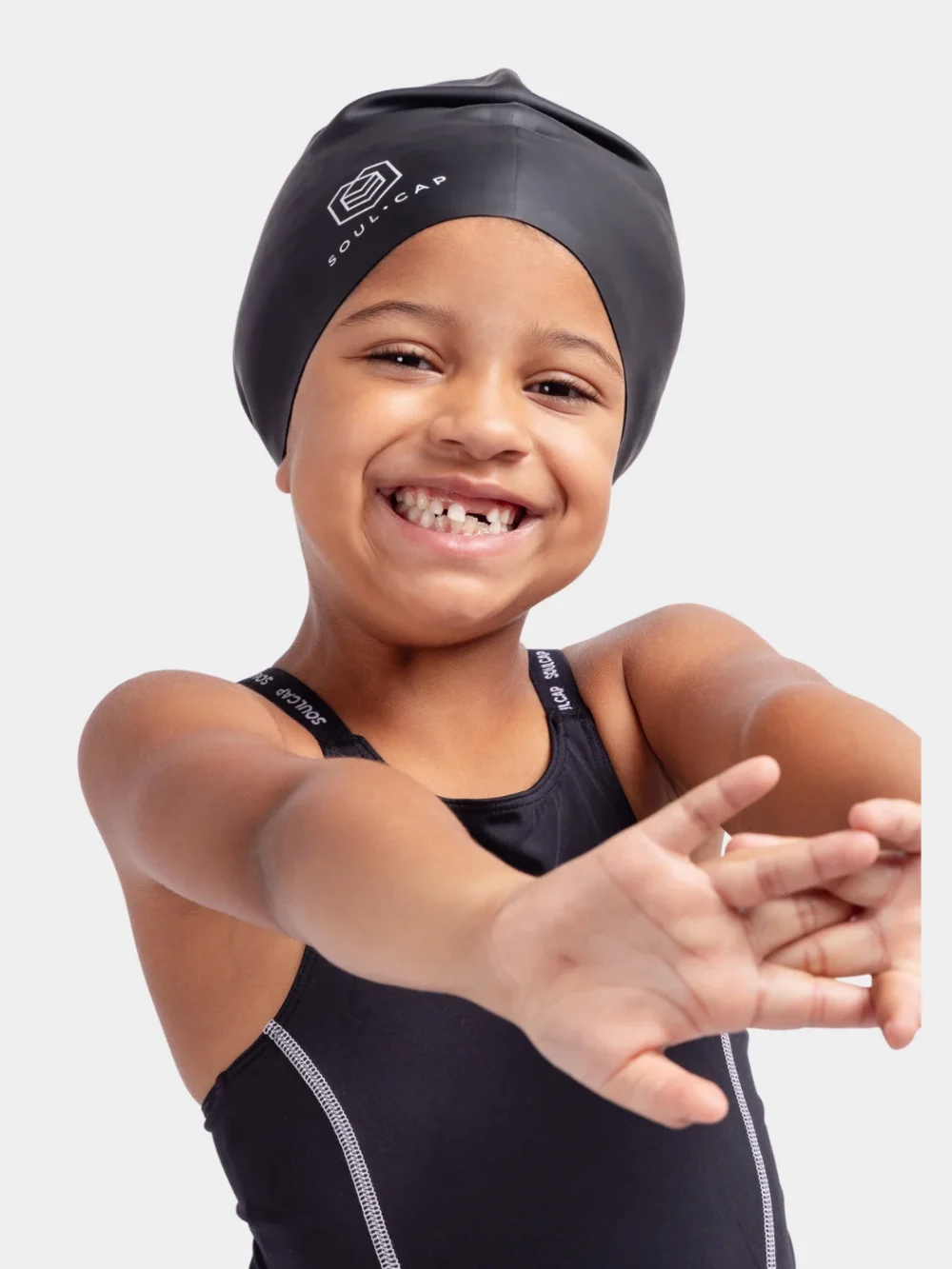 Soul Cap Children's Solid Swim Cap
