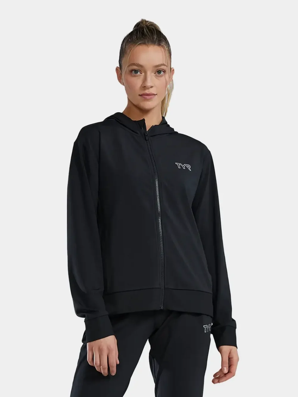 TYR Women's Solid Tech Full Zip Hoodie