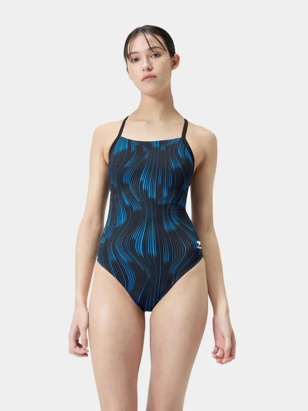 Speedo Women's Space Train Flyback One Piece Swimsuit