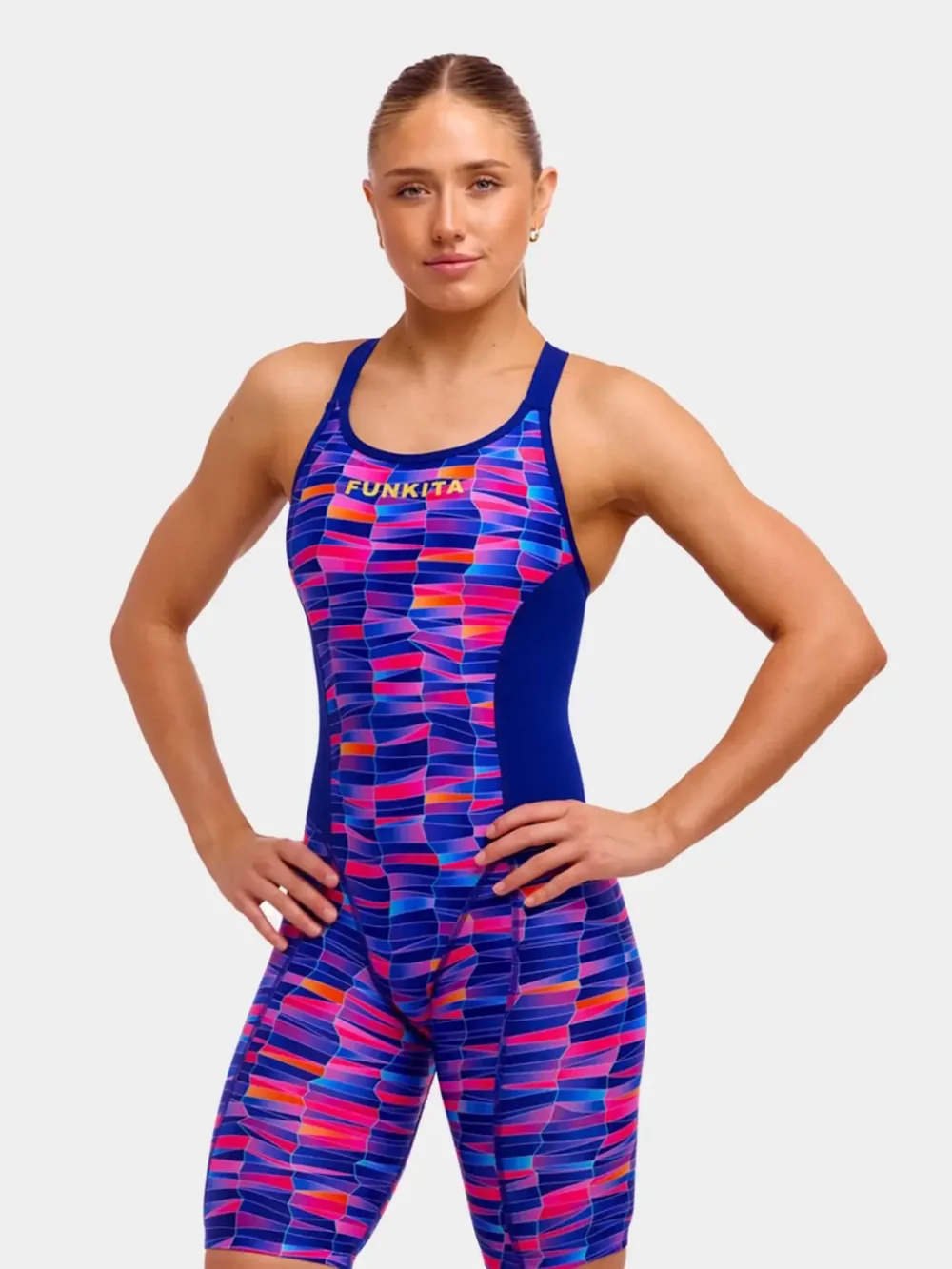 Funkita Women's Warped Wave Fast Training One Piece Swimsuit