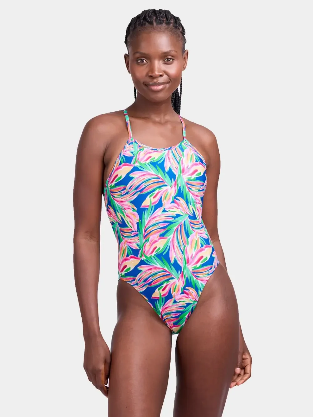 Jolyn Women’s Jackson Carnival Printed One Piece Swimsuit