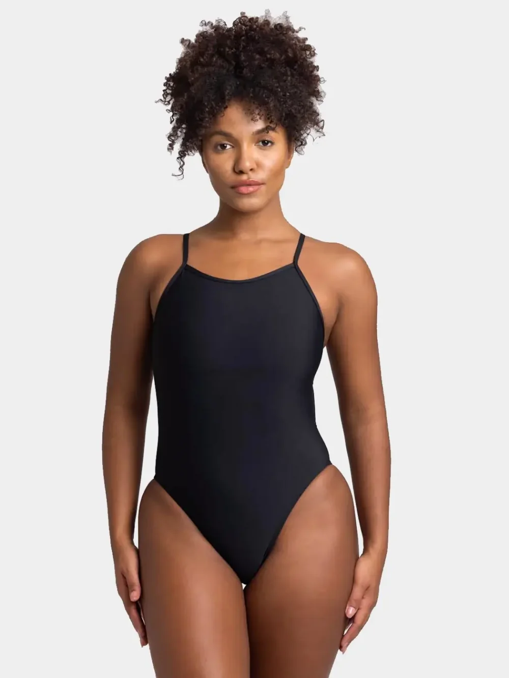 Jolyn Women's Solid Chevy One Piece Swimsuit