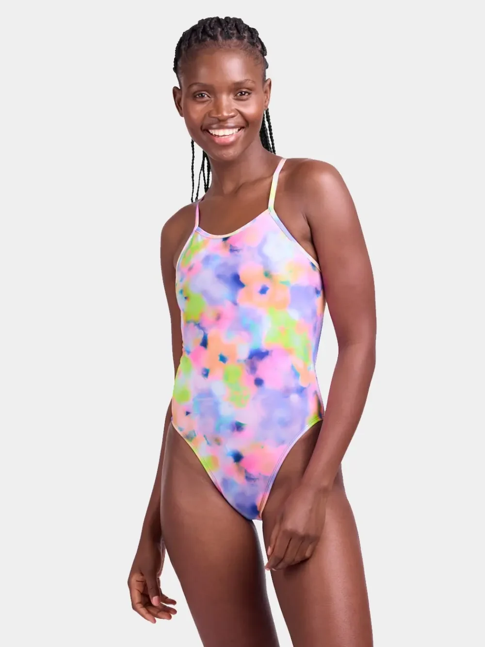 Jolyn Women's Brandon Bright Light Printed One Piece Swimsuit