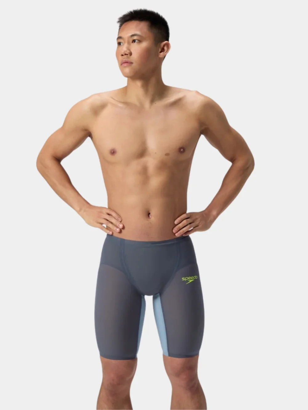 Speedo Men's Fastskin Pure Valor 2.0 High Waisted Grey/Blue Jammer