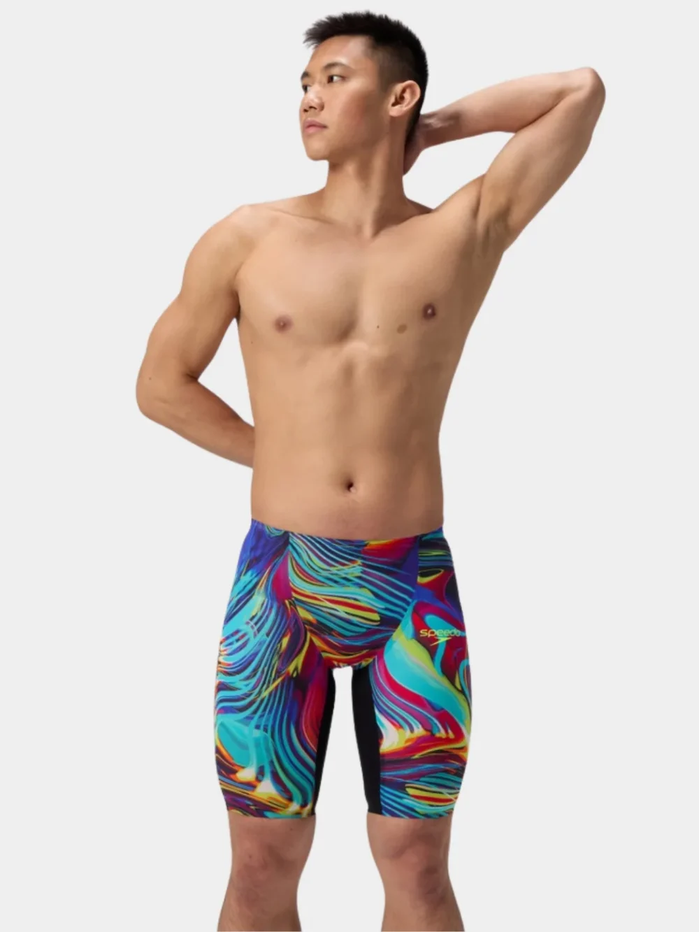 Speedo Men's Fastskin Pure Valor 2.0 Printed Black/Yellow Jammer