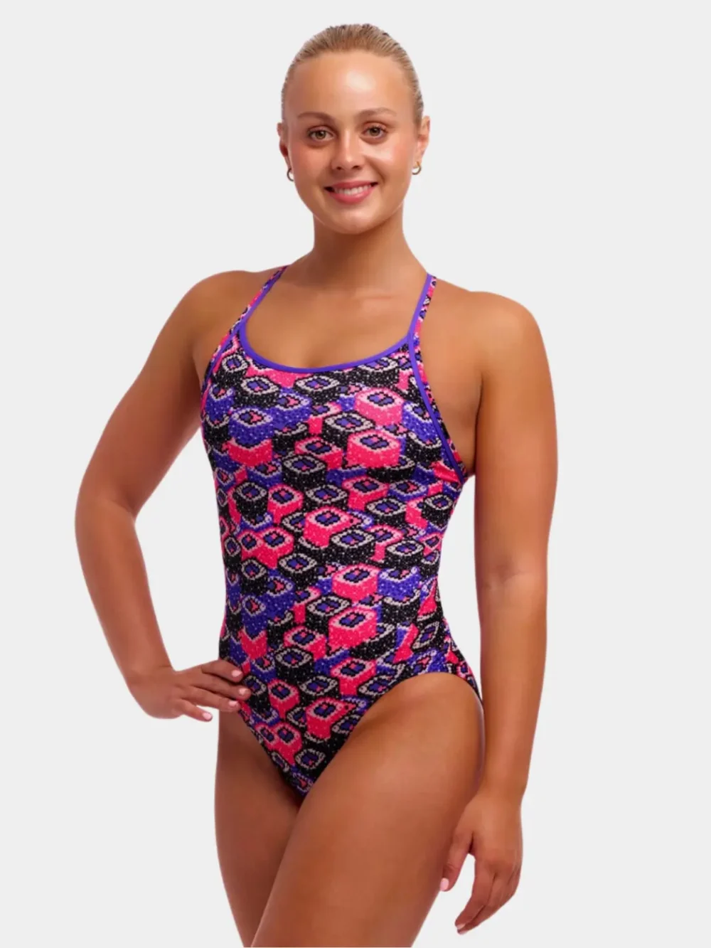 Funkita Women's Mushi Sushi Diamond Back One Piece Swimsuit