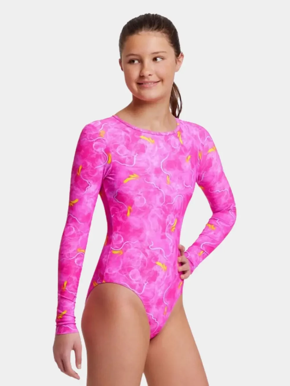 Funkita Girl's Long Shot Love Lights One Piece Swimsuit