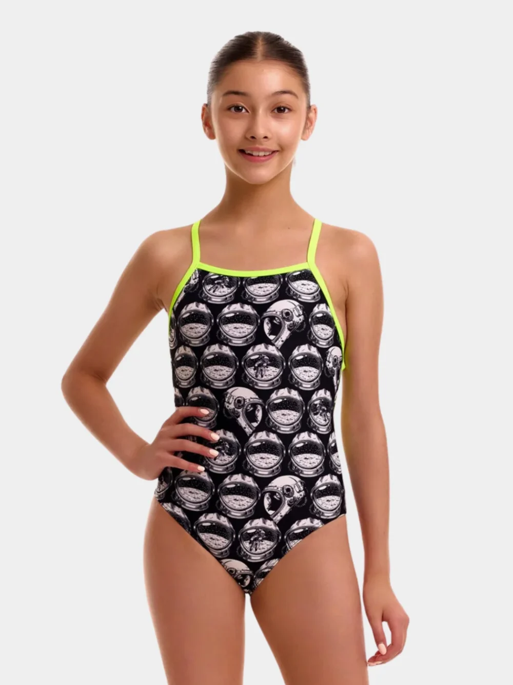 Funkita Girl's Arti Mess Strapped In One Piece Swimsuit