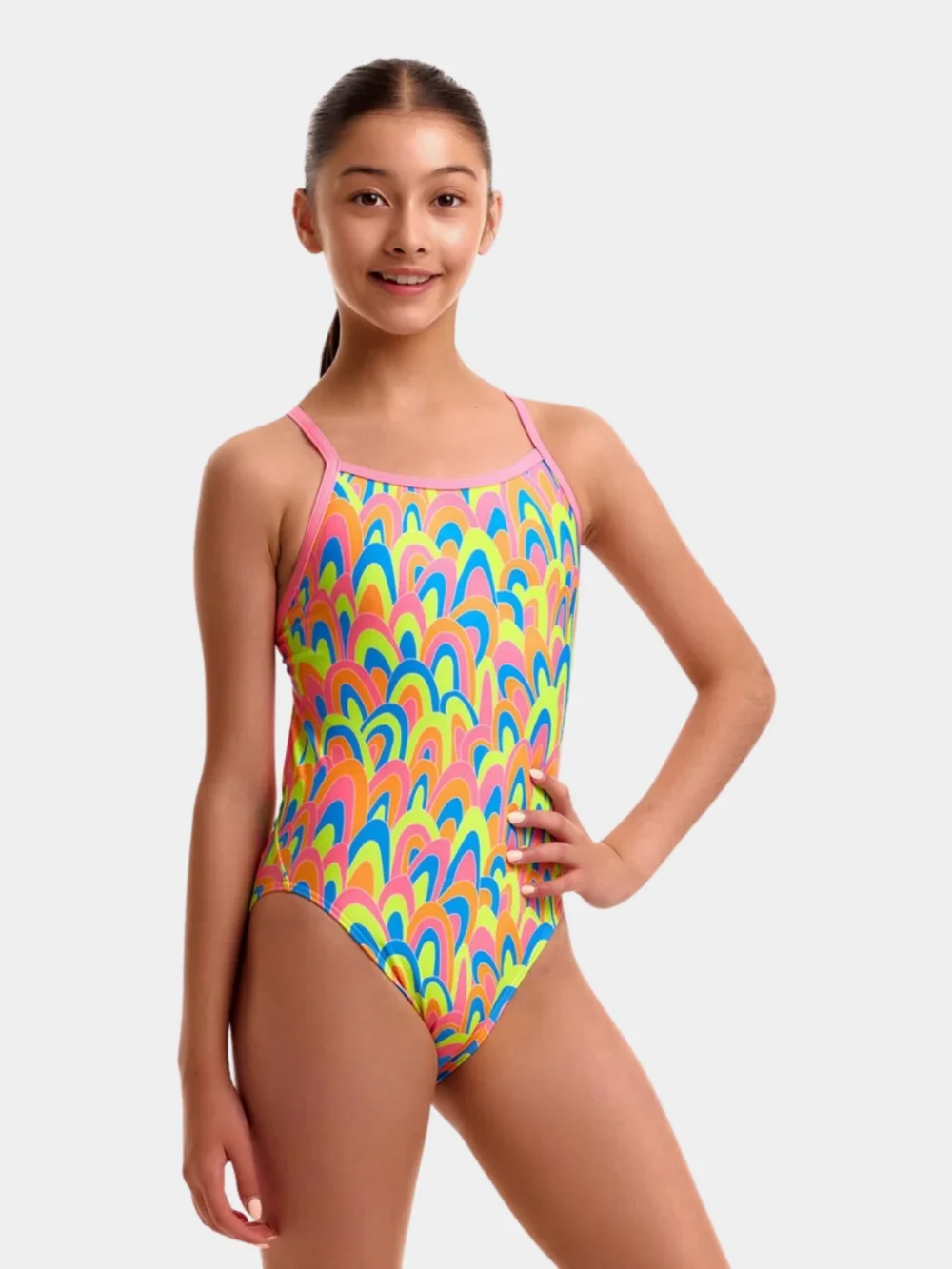 Funkita Girl's Hillary Puff Single Strap One Piece Swimsuit